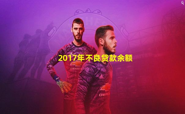 2017年不良贷款余额