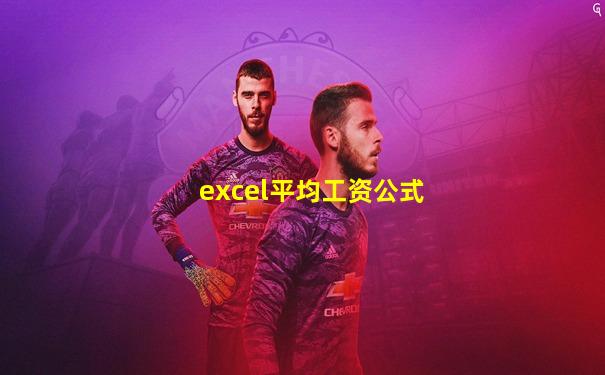 excel平均工资公式