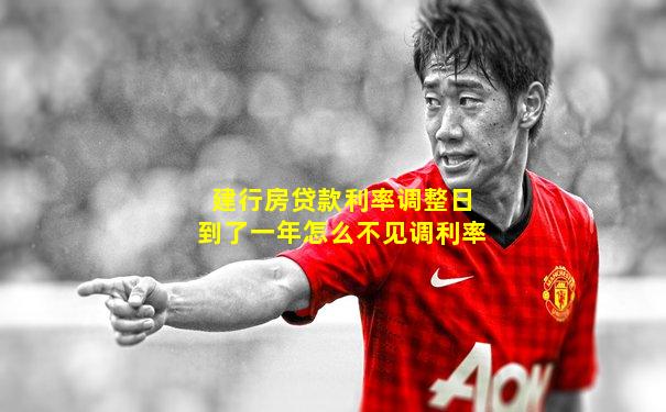 建行房贷款利率调整日到了一年怎么不见调利率