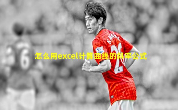 怎么用excel计算曲线的斜率公式