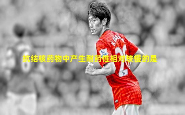 抗结核药物中产生耐药性相对较慢的是